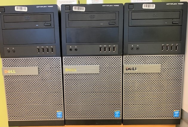 3 x Dell PC